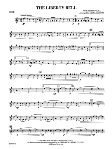 The Liberty Bell: Oboe