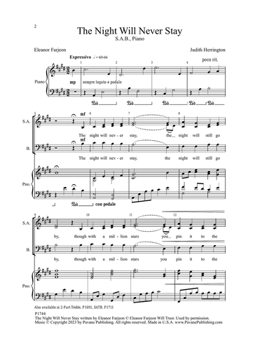 The Night Will Never Stay