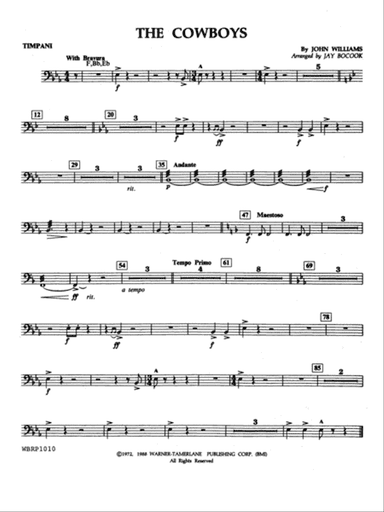 The Cowboys: Timpani