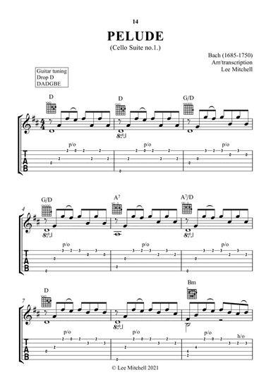 PRELUDE. CELLO SUITE NO.1.