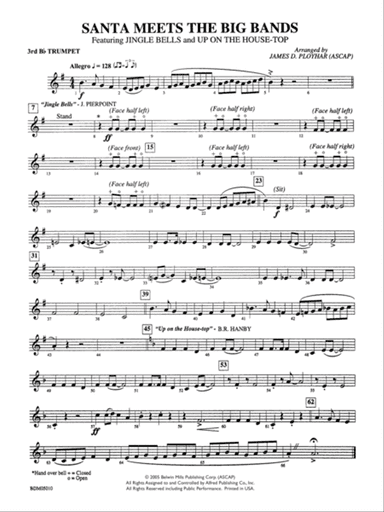 Santa Meets the Big Bands: 3rd B-flat Trumpet