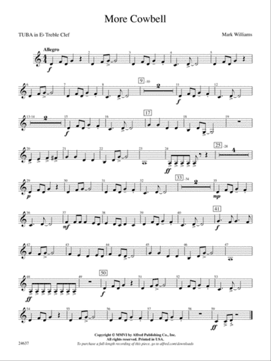 More Cowbell: (wp) E-flat Tuba T.C.