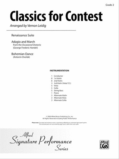 Classics for Contest: Score