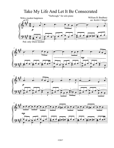 Take My Life And Let It Be Consecrated