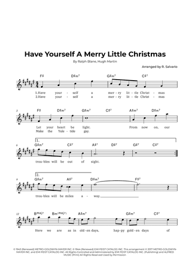 Have Yourself A Merry Little Christmas