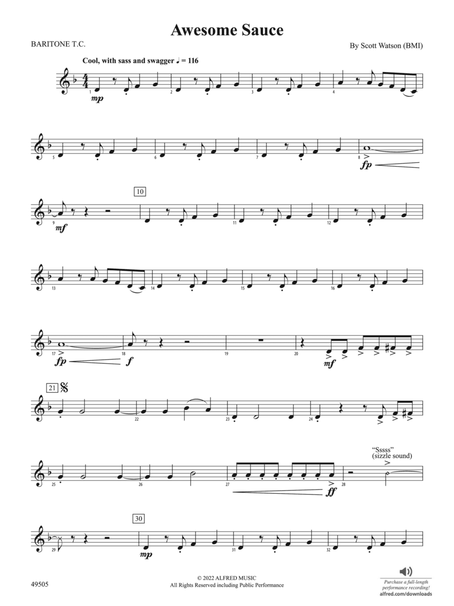 Awesome Sauce: Baritone T.C.