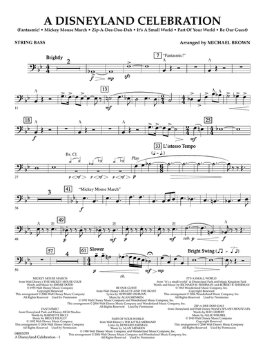 A Disneyland Celebration - String Bass