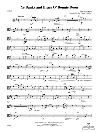 Ye Banks and Braes O' Bonnie Doon: Viola