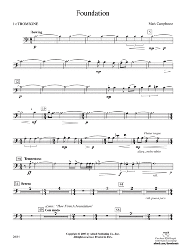 Foundation: 1st Trombone