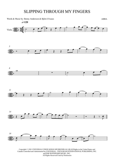 Slipping Through My Fingers