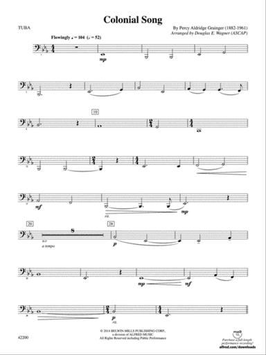 Colonial Song: Tuba