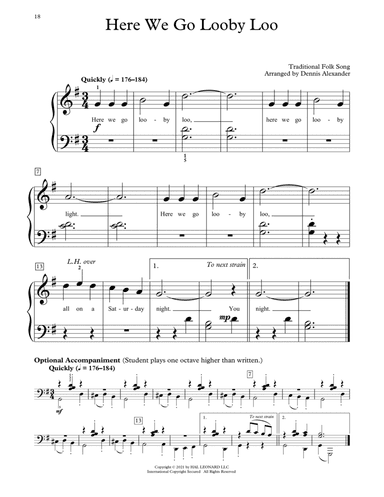 Here We Go Looby Loo (arr. Dennis Alexander)