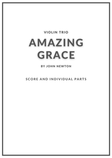 Amazing Grace violin trio