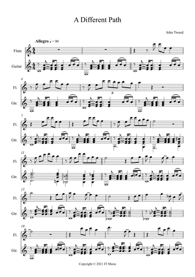 A Different Path - Flute and Guitar