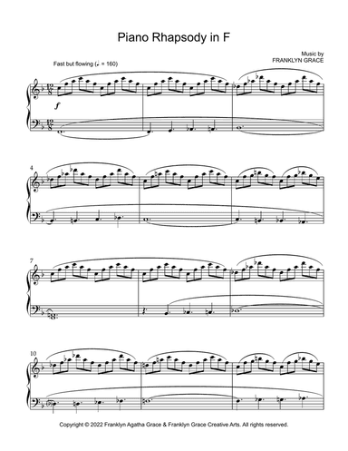 Piano Rhapsody in F