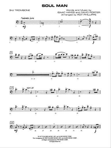 Soul Man: 3rd Trombone