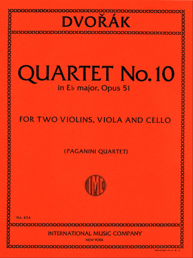 Quartet No. 10 In E Flat Major, Opus 51