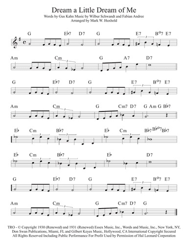 Dream A Little Dream Of Me