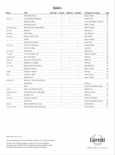 The Organist's Library, Vol. 59
