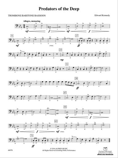 Predators of the Deep: 1st Trombone