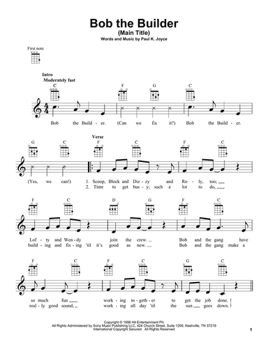 Bob The Builder (Main Title)