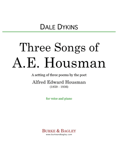 Three Songs of A. E. Housman