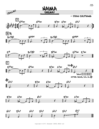 Naima (Niema) (arr. David Hazeltine)
