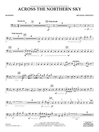 Across The Northern Sky - Bassoon