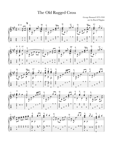 The Old Rugged Cross