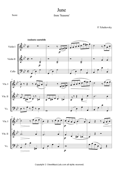 Baracarolle (The seasons No.6: Opus 37a JUNE)