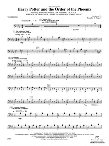 Harry Potter and the Order of the Phoenix, Selections From: 1st Trombone