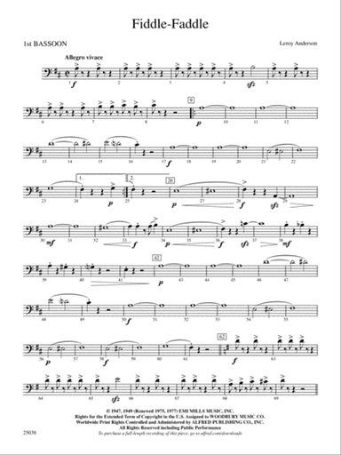 Fiddle-Faddle: Bassoon