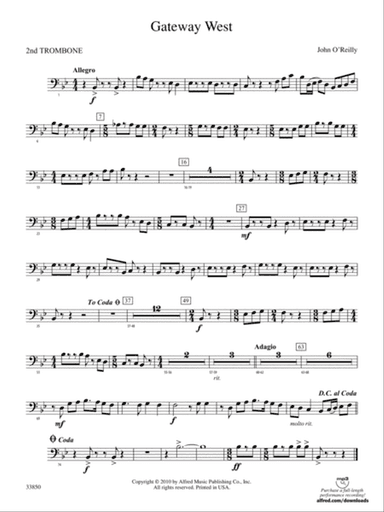 Gateway West: 2nd Trombone