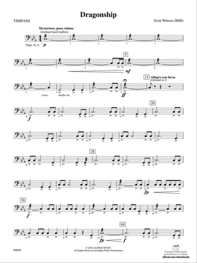 Dragonship: Timpani