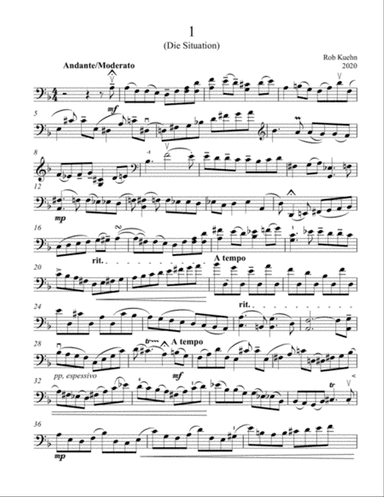 Suite for Solo Cello 1. Die Situation