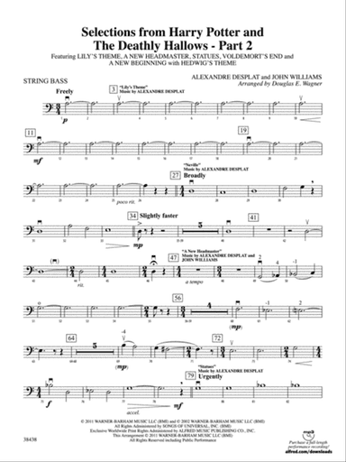 Harry Potter and the Deathly Hallows, Part 2, Selections from: String Bass