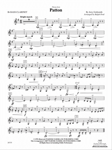 Patton: B-flat Bass Clarinet