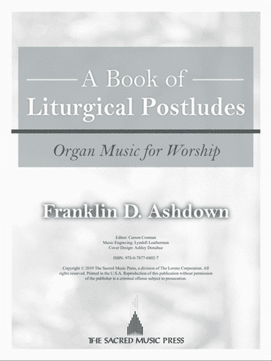 A Book of Liturgical Postludes