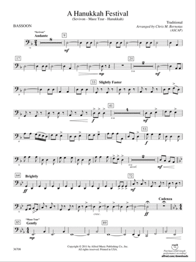 A Hanukkah Festival: Bassoon