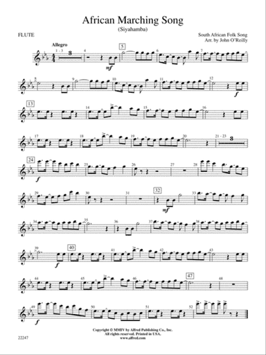 African Marching Song: Flute