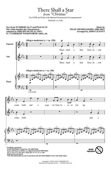 There Shall A Star (arr. John Leavitt)