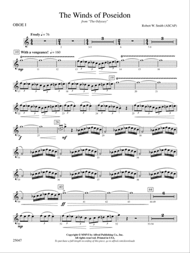 The Winds of Poseidon: Oboe