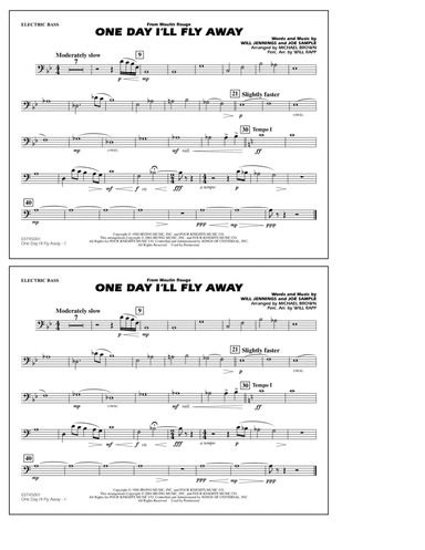 One Day I'll Fly Away (from Moulin Rouge) (arr. Michael Brown) - Electric Bass