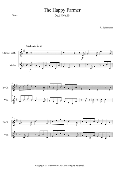 The Happy Farmer Op.68 No.10