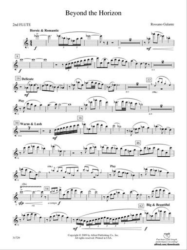 Beyond the Horizon: 2nd Flute