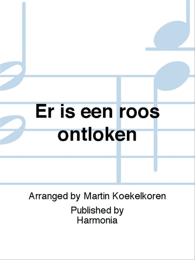 Er is een roos ontloken
