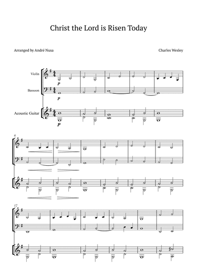 Christ the Lord is Risen Today