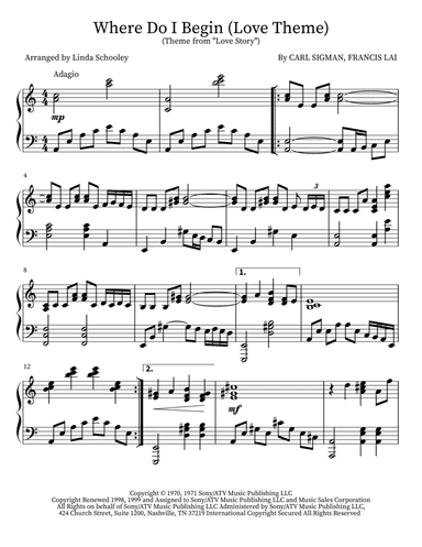 Where Do I Begin (Love Theme)