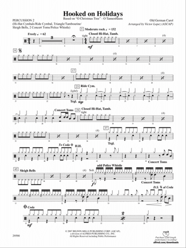 Hooked on Holidays: 2nd Percussion