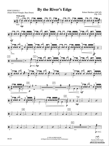 By the River's Edge: 1st Percussion